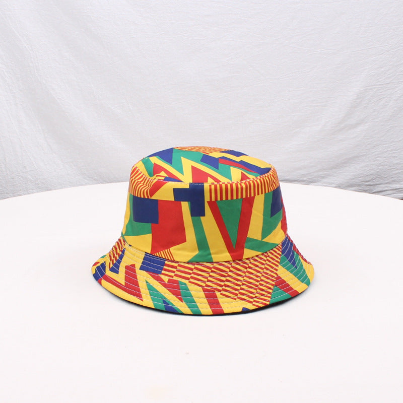Wholesale Polyester Cotton Printed Double Sided Bucket Hat
